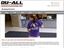 Tablet Screenshot of duallcleaning.com